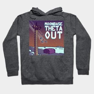 Moonbase Theta, Out - logo Hoodie